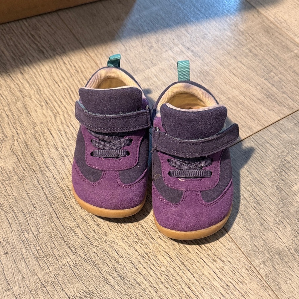Purple Infant Shoes with Velcro Strap
